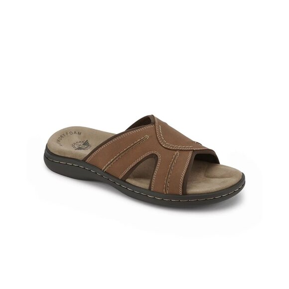 Dockers Sunland Slide Sandals Mens Size 10 Brown Casual Comfort Slip On - Picture 1 of 5